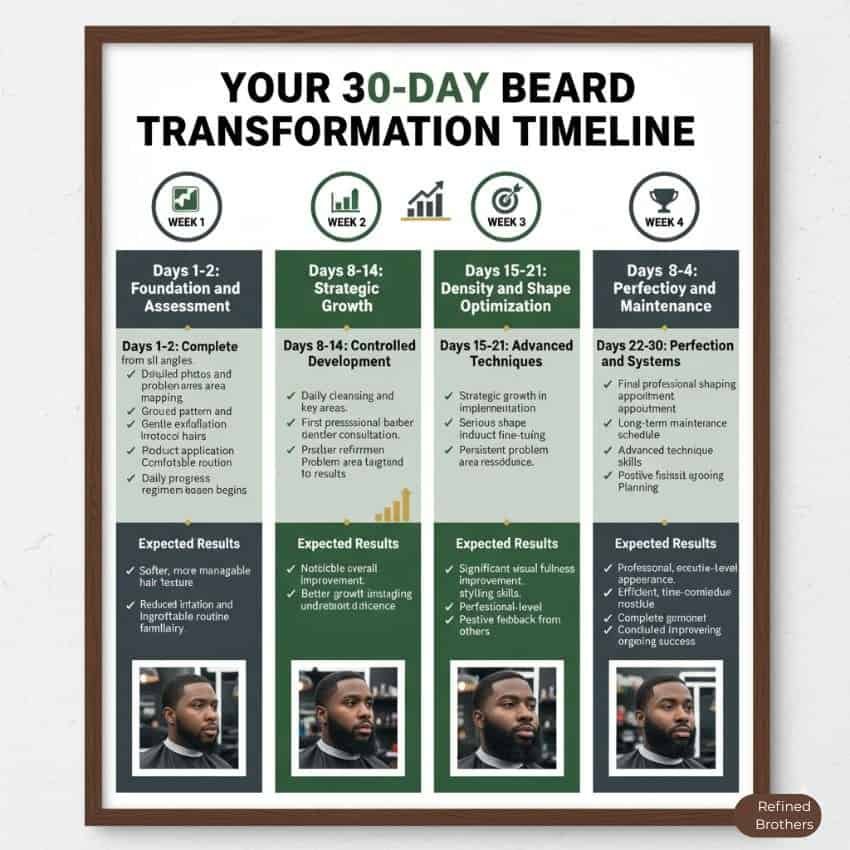 30 day beard grooming transformation