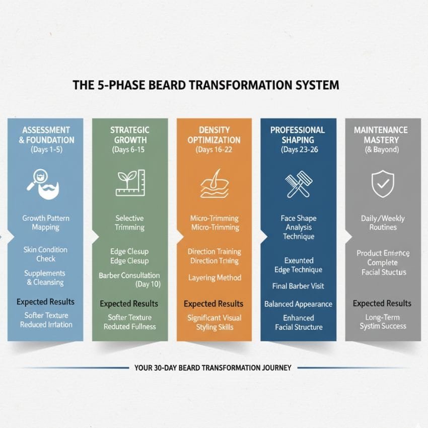 Black Men Beard Transformation System