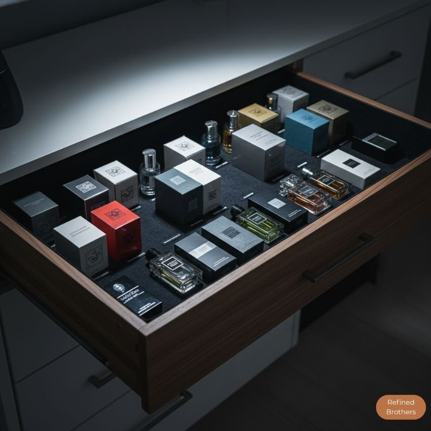 Fragrance Storage Setup