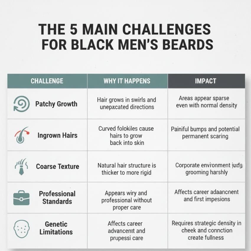 beard growth 5 challenges, beard growth challenges